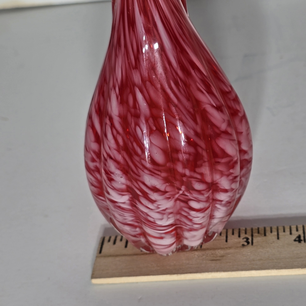 Lefton Red Glass Pitcher - Picture 10 of 13